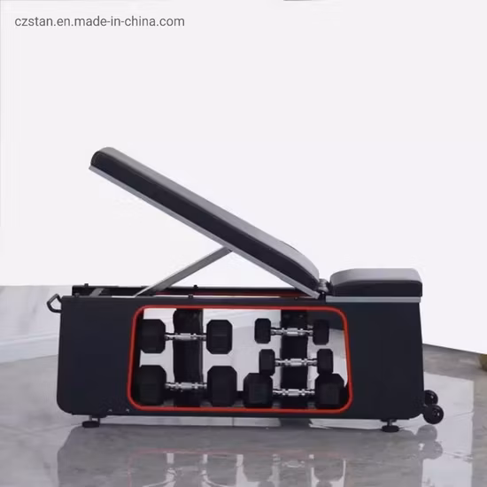 Регулируемый табурет для жима лежа для поднятия тяжестей, для хранения гантелей, скамья для сидения, наклона