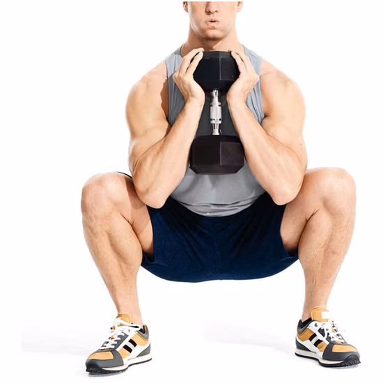 Гантели с шестигранной головкой из цельной стали с резиновым покрытием для тонизирования мышц, тренировки всего тела, домашнего тренажерного зала